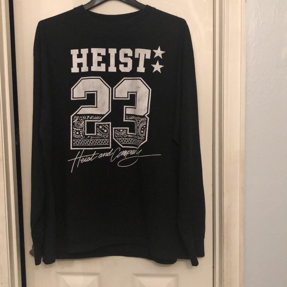 Heist Black Long Sleeve Sweatshirt